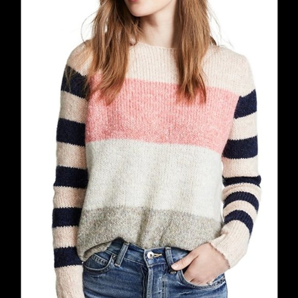 La Vie Rebecca Taylor Striped Sweater - Picture 1 of 10